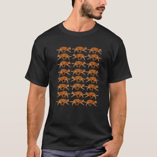 Orange Cat Orange Tabby Cat T-Shirt (Vorderseite)