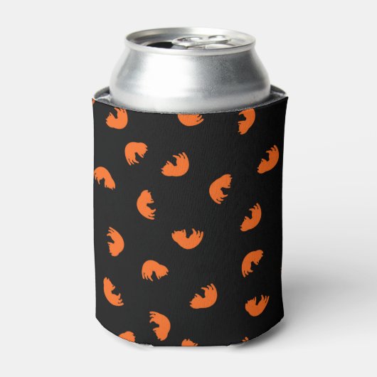 Orange Cat Pattern Dosenkühler (Kanne Vorderseite)