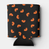 Orange Cat Pattern Dosenkühler (Rückseite)