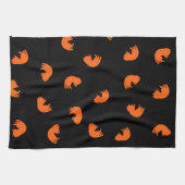 Orange Cat Pattern Geschirrtuch (Horizontal)