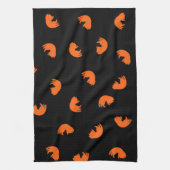 Orange Cat Pattern Geschirrtuch (Vertikal)