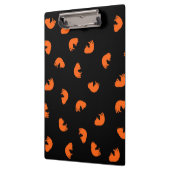 Orange Cat Pattern Klemmbrett (Links)