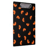 Orange Cat Pattern Klemmbrett (Rechts)