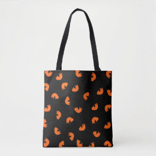 Orange Cat Pattern Tasche