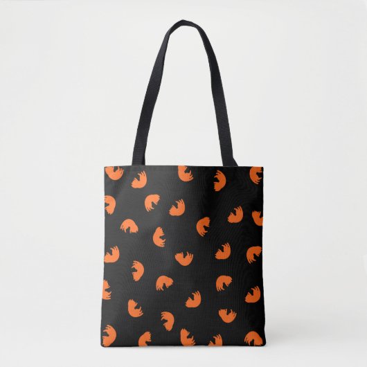 Orange Cat Pattern Tasche (Vorderseite)