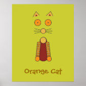 Orange Cat Poster (Vorne)