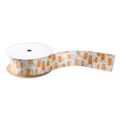 Orange Cat Satinband (Spule)