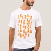 Orange Cat T-Shirt (Vorderseite)
