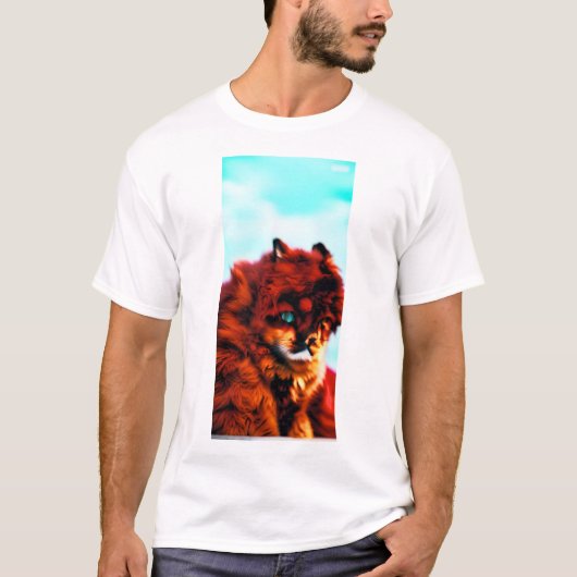 Orange Cat T-Shirt (Vorderseite)
