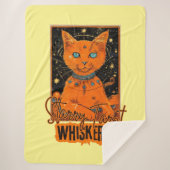 Orange Cat & Tarot Cards | Cosmic Art Print Sherpadecke (Vorderseite)