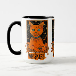 Orange Cat Tarot Magie | Kosmische Kunst Tasse