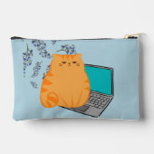 Orange Cat Zubehörtasche (Rückseite)