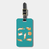 Orange Cats Funny Gepäckanhänger (Vorderseite vertikal)