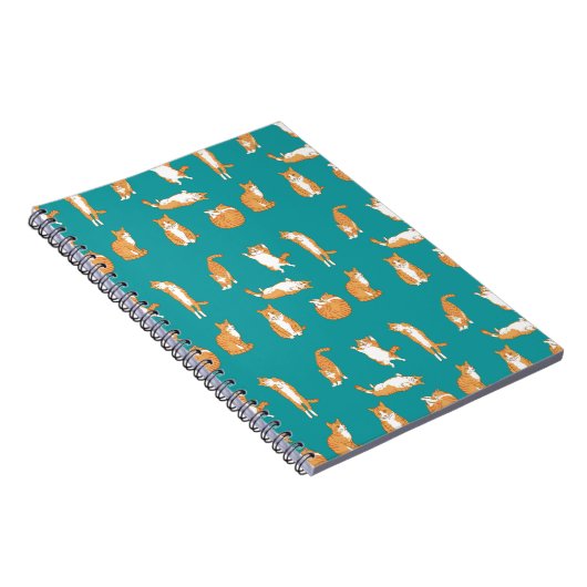 Orange Cats Funny Notizblock (Rechte Seite)