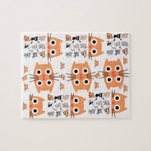 Orange Cats Jigsaw Puzzle (Horizontal)