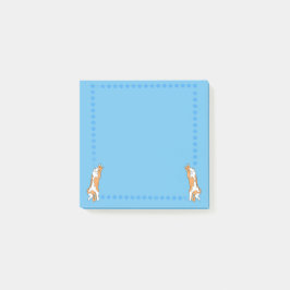 Orange Cats on a Blue Background Post it Notes Post-it Klebezettel
