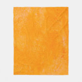 Orange cement surface,  abstract pattern backgroun fleecedecke (Vorderseite)