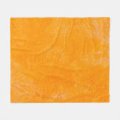 Orange cement surface,  abstract pattern backgroun fleecedecke (Vorderseite (Horizontal))