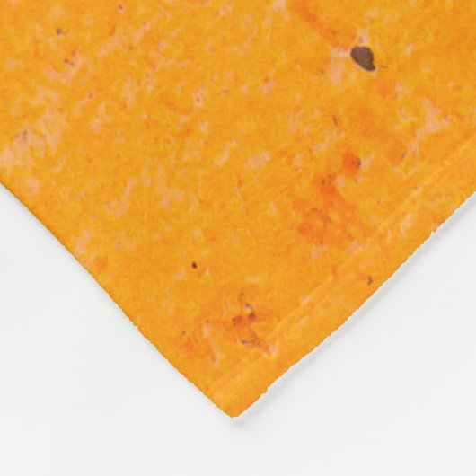 Orange cement surface,  abstract pattern backgroun fleecedecke (Ecke)