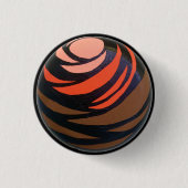 Orange Chakra Knopf Button (Vorderseite)