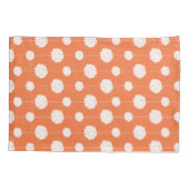 Orange Cheerleader Pom Pom Pattern Kissenbezug (Rückseite)