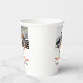 Orange cheers to 60 years anniversary wedding pappbecher (Rechts)