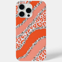Orange Cheetah Print Case-Mate iPhone Hülle