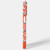 Orange Cheetah Print Case-Mate iPhone Hülle (Rückseite / Rechts)