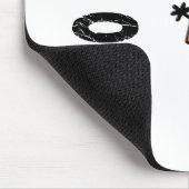 Orange CHEMO ABSOLVENT 1 (Leukämie) Mousepad (Ecke)