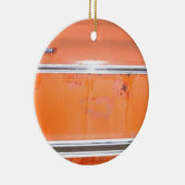 Orange Chevy Truck Door Keramikornament (Rechts)
