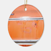 Orange Chevy Truck Door Keramikornament (Links)