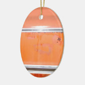 Orange Chevy Truck Door Keramikornament (Links)