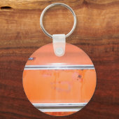 Orange Chevy Truck Door Schlüsselanhänger (Vorderseite)