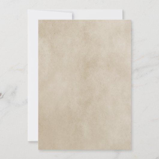 Orange Chic Zickzack Wedding Einladung (Rückseite)