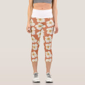 Orange Chicken Capri Leggings (Vorderseite)