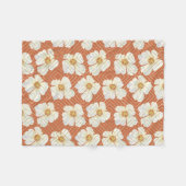 Orange Chicken Fleecedecke (Vorderseite (Horizontal))