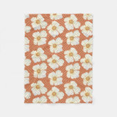 Orange Chicken Fleecedecke (Vorderseite)