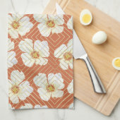 Orange Chicken Geschirrtuch (Viertel Falte)