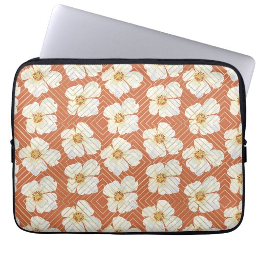 Orange Chicken Laptopschutzhülle (Vorderseite)