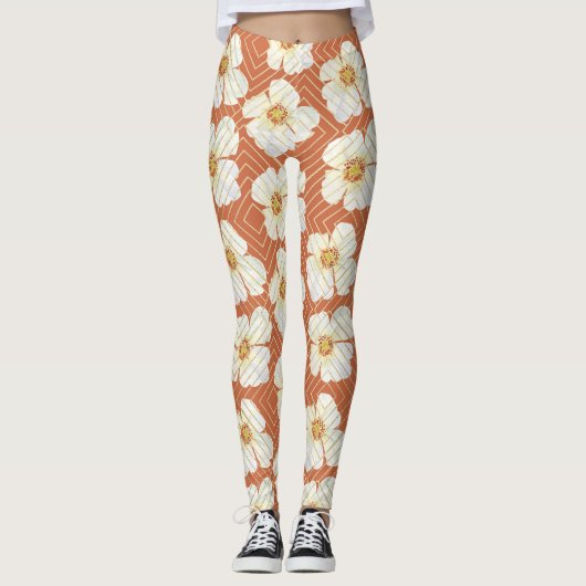 Orange Chicken Leggings (Vorderseite)