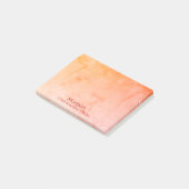 Orange, Chief Academic Officer Post-it Klebezettel (angewinkelt)