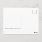 Orange-Chiffon-Mohn und -Wand Postkarte (Rückseite)