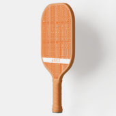 Orange Chinoisserie Personalisiert Pickleball Padd Pickleball Schläger (Links)