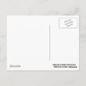 Orange Chrysanthemum Happy Birthday Postkarte (Rückseite)