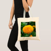 Orange Chrysanthemum Tragetasche (Vorderseite (Produkt))