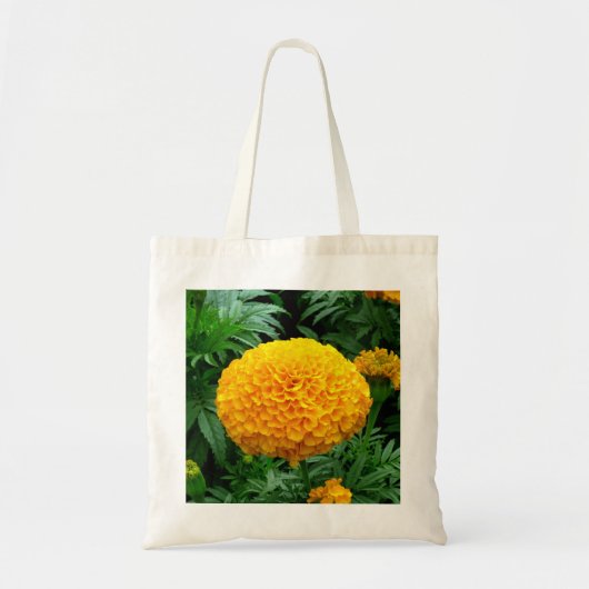 Orange Chrysanthemum Tragetasche (Vorne)
