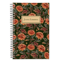 Orange Chrysanthemum Vintag Halloween