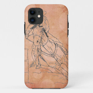 Orange Circles Barrel Racer II ~ iPhone 5/5S Case