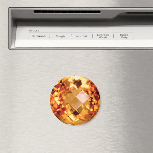 Orange Citrine Magnet (In Situ (Geschirrspüler))