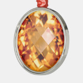Orange Citrine Ornament Aus Metall (Links)